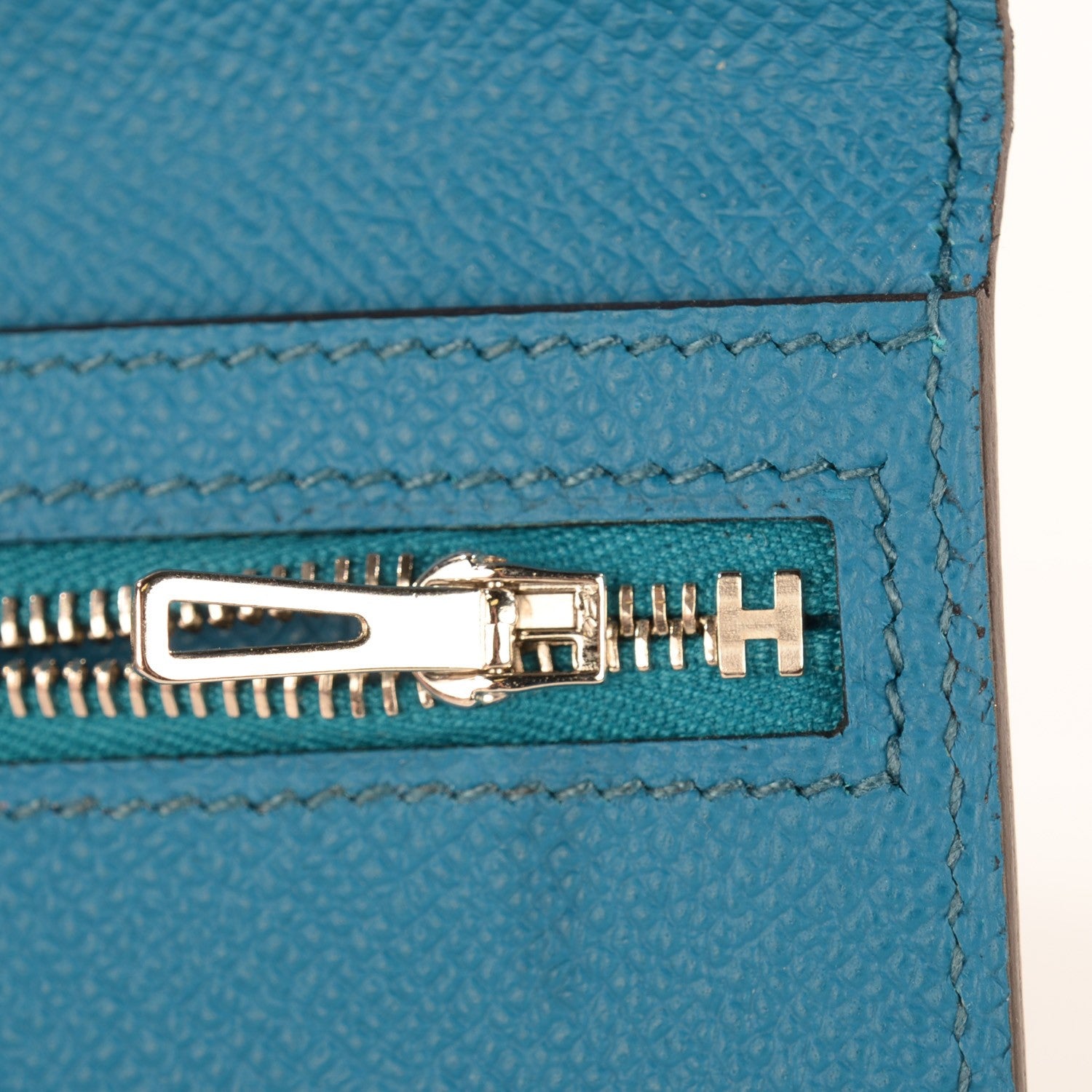 Hermes Epsom Bi Color Bearn Wallet Bleu Sapphire Izmir 10 of 10