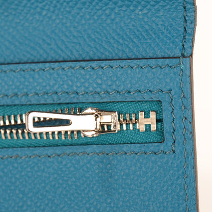 Hermes Epsom Bi Color Bearn Wallet Bleu Sapphire Izmir 10 of 10