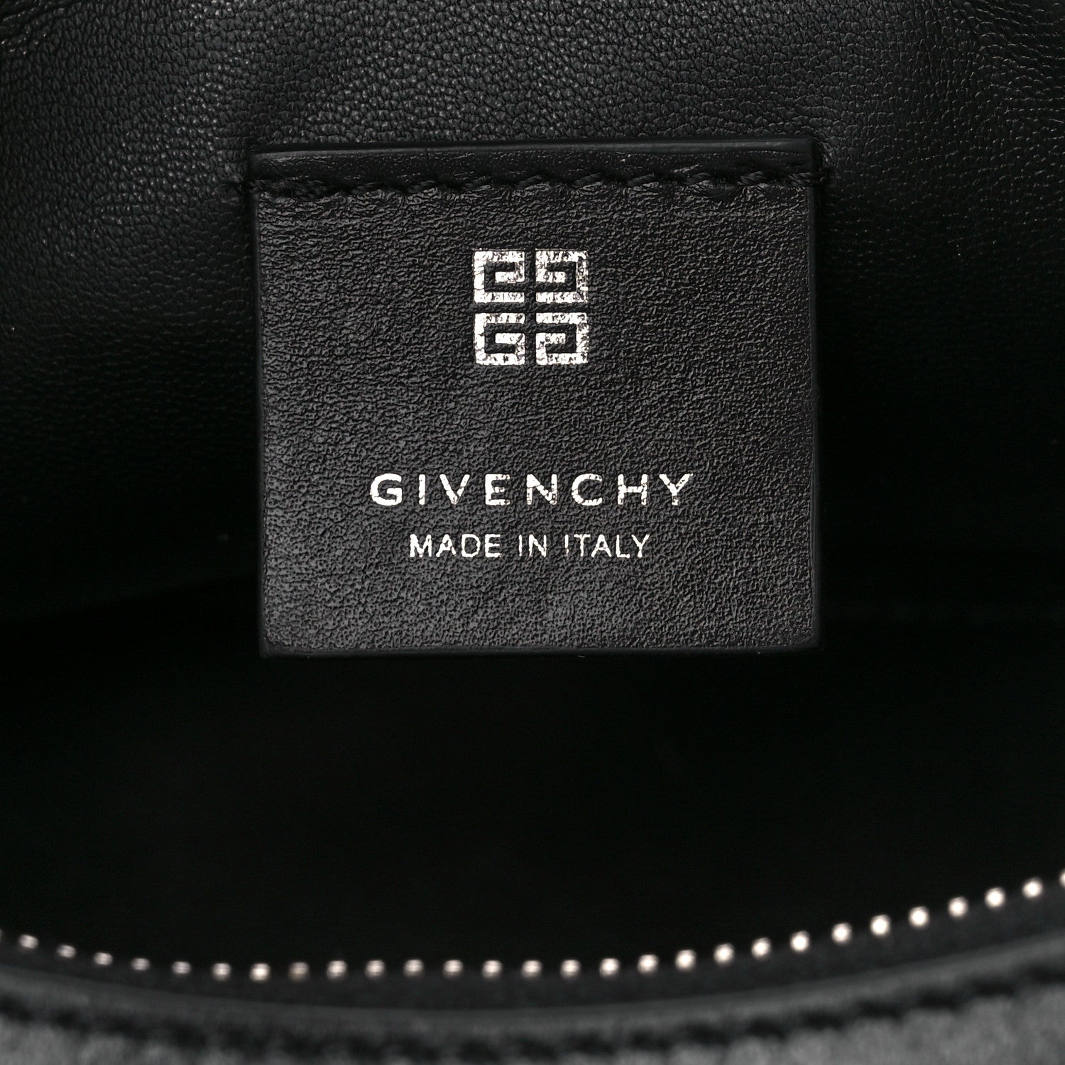 Givenchy Smooth Calfskin Small Moon Cut Out Shoulder Bag Black 6 of 11