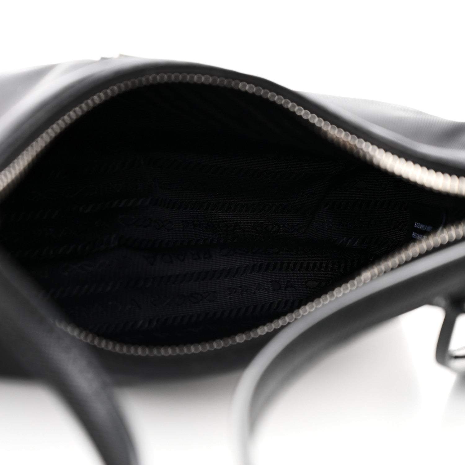 Prada Tessuto Nylon Saffiano Mini Re-Edition 2005 Bag Black 5 of 10