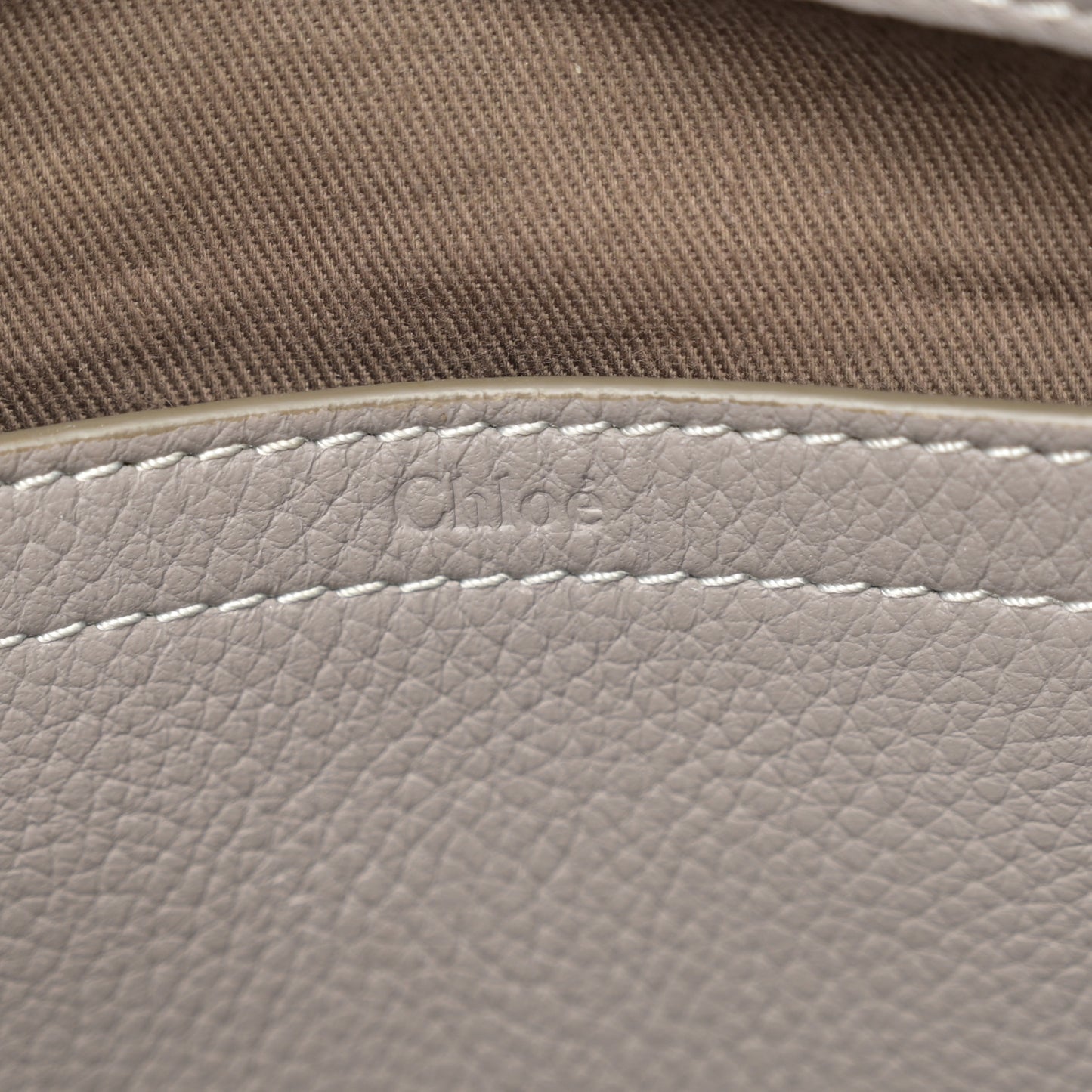 Calfskin Medium Marcie Round Crossbody Bag Cashmere Grey