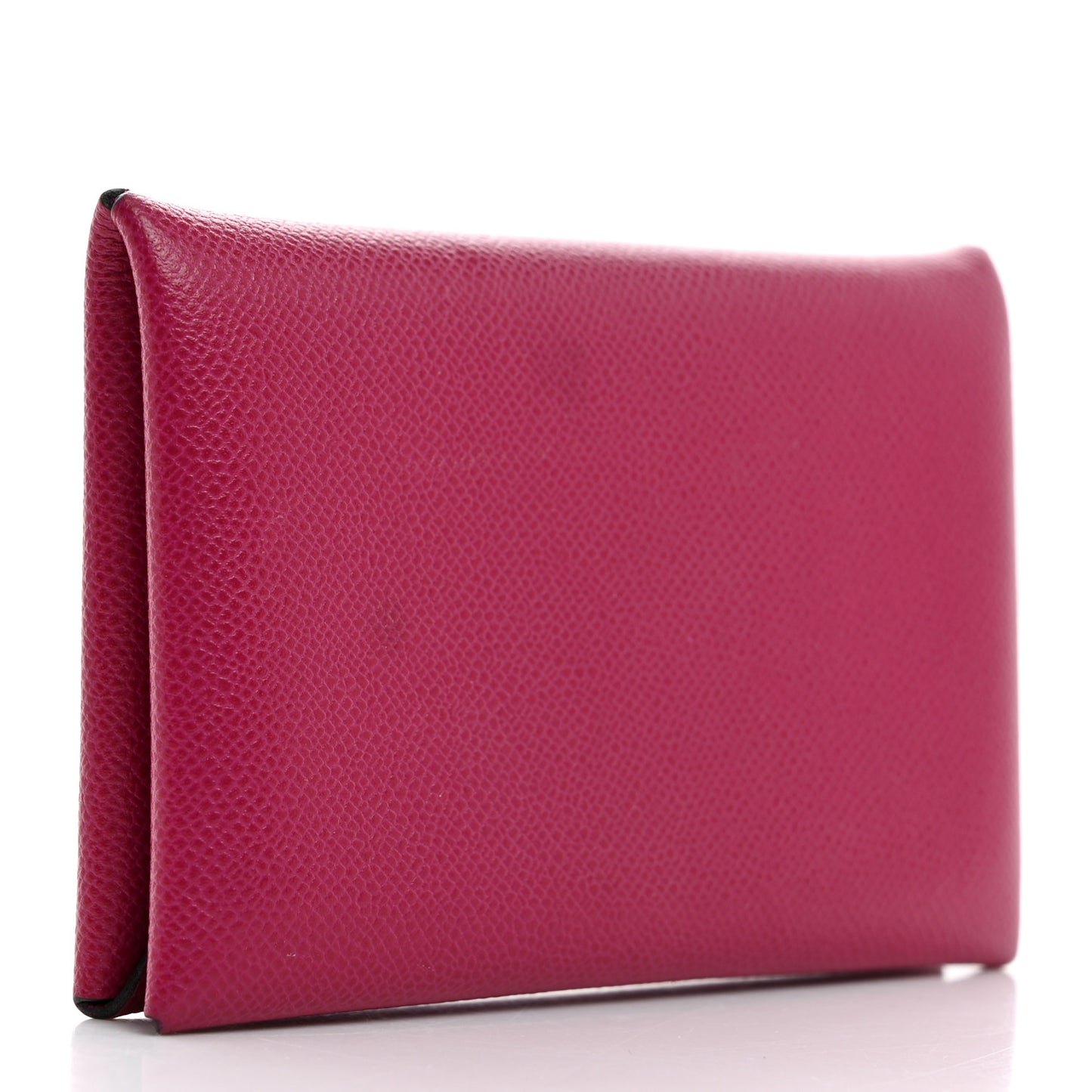 Epsom Calvi Card Case Rose Pourpre