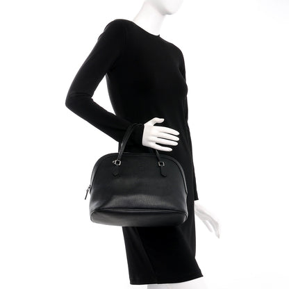 Gucci Calfskin Medium Dome Bag Black 3 of 8