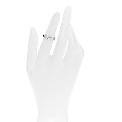 Cartier 18K White Gold Diamond .23ct LOVE Solitaire Engagement Ring 48 4.25 2 of 5