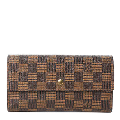 Louis Vuitton Damier Ebene Porte Tresor International Wallet 1 of 12