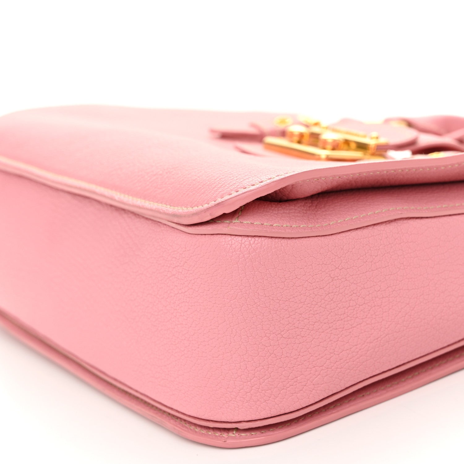 Miu Miu Goatskin Madras Shopping Tote Rosa Gemma 9 of 13