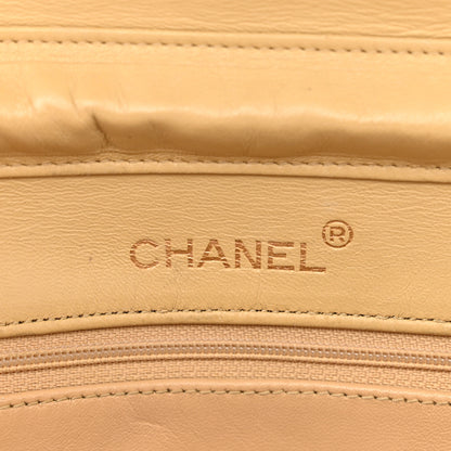 Chanel Lambskin Quilted Medium Single Flap Beige 7 of 12