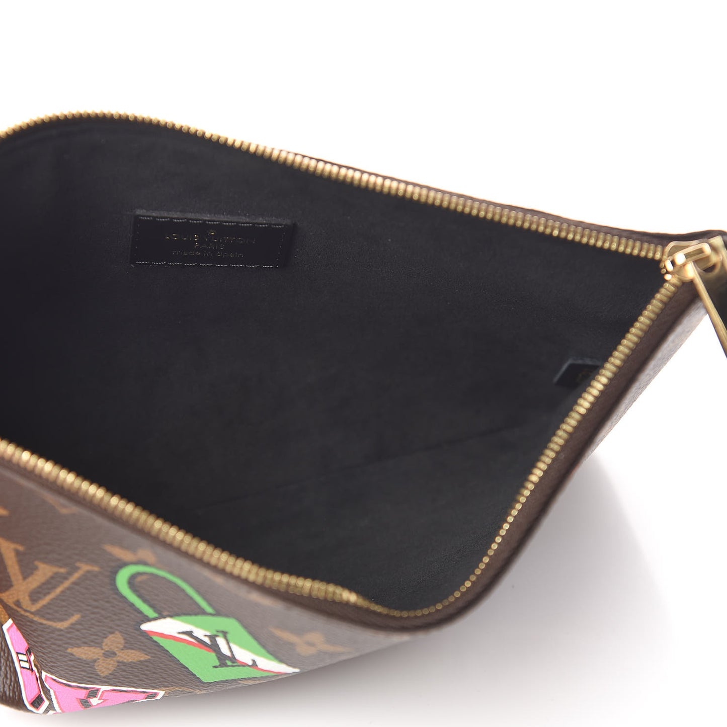 Monogram Travel Stickers City Pouch