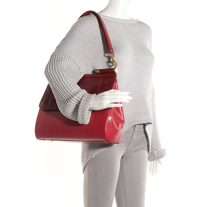 Dolce & Gabbana Ayers Calfskin Large Miss Sicily Satchel Red 2 of 8