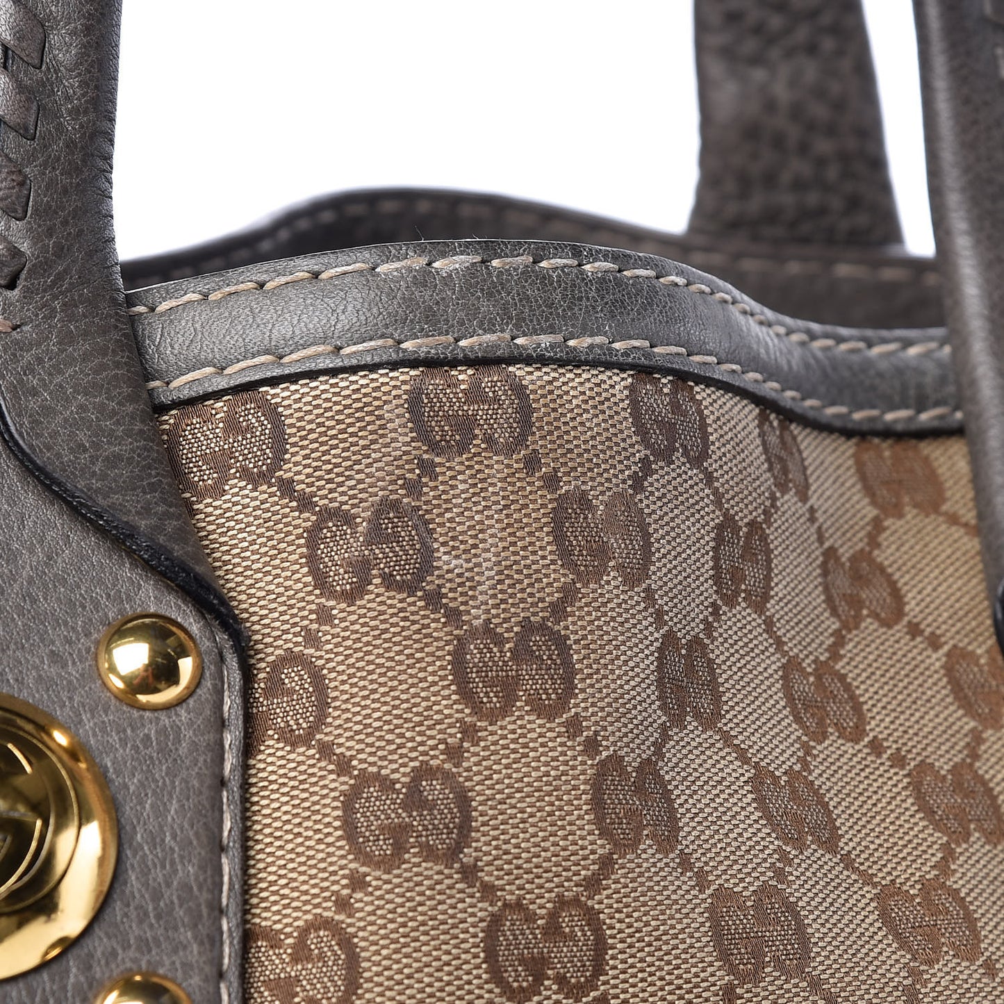 Monogram Large Sunset Tote Brown