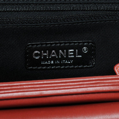 Chanel Iridescent Calfskin Large In The Mix Tote Red 6 of 8