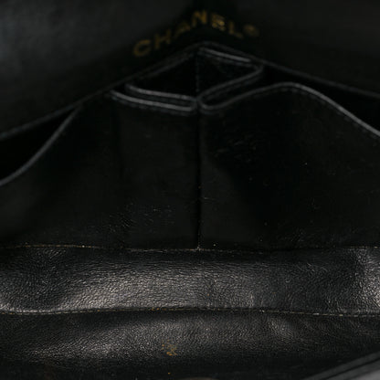 Chanel Lambskin East West Chocolate Bar Flap Black 5 of 9