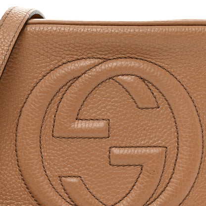 Gucci Pebbled Calfskin Small Soho Disco Bag Camelia 5 of 11