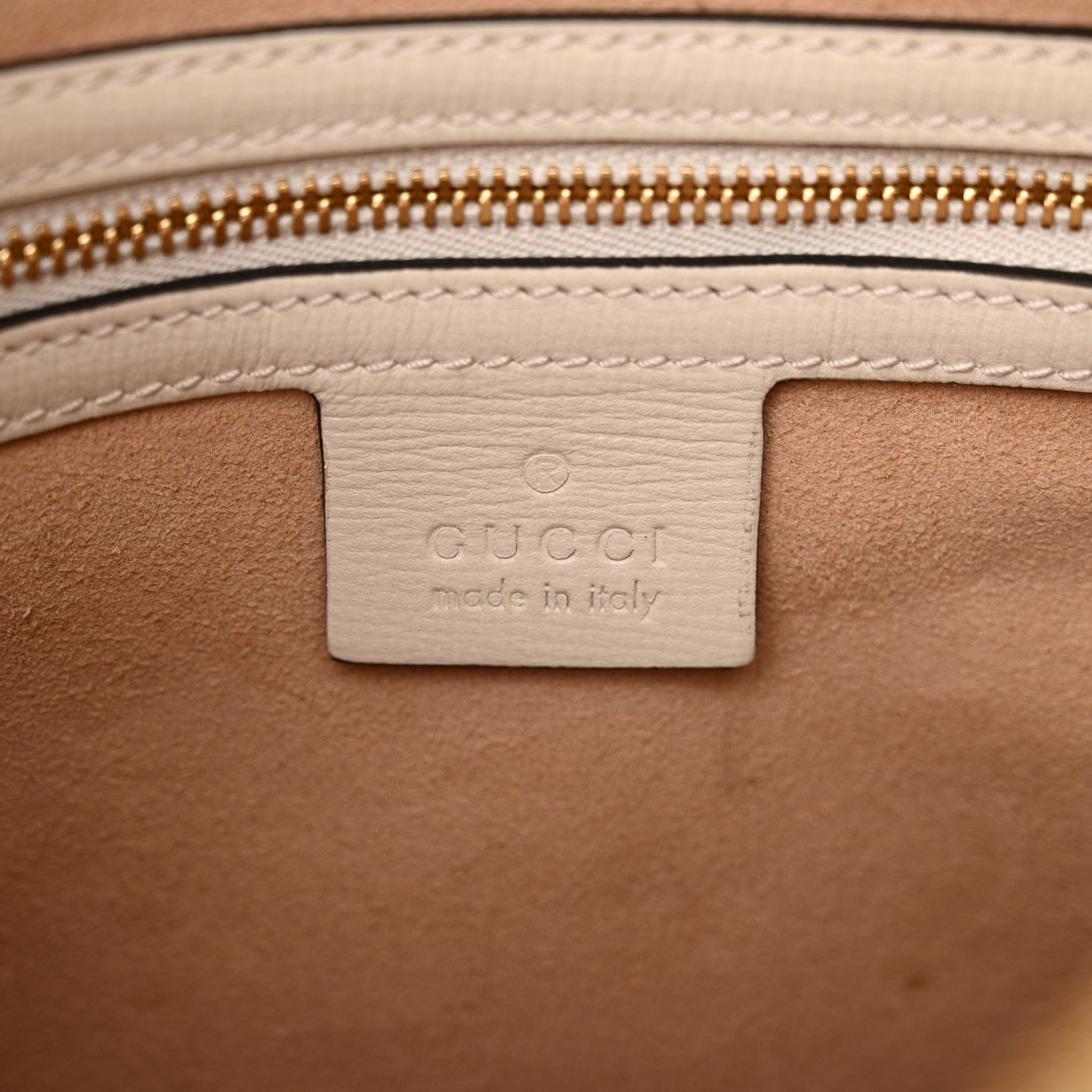 Gucci GG Supreme Monogram Small Horsebit 1955 Shoulder Bag Beige Mystic White 7 of 14