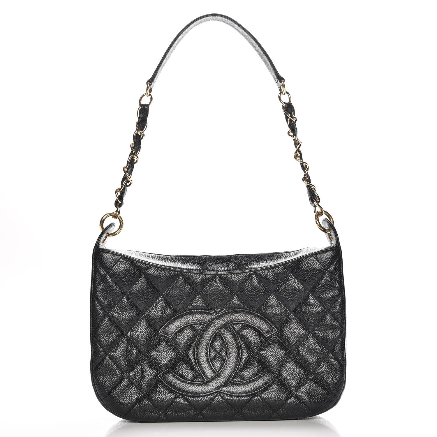 Chanel Caviar Quilted Hobo Black 1 of 8