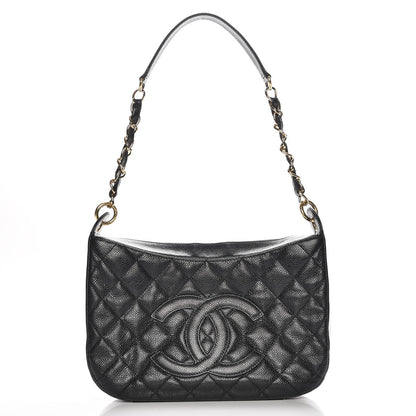 Chanel Caviar Quilted Hobo Black 1 of 8