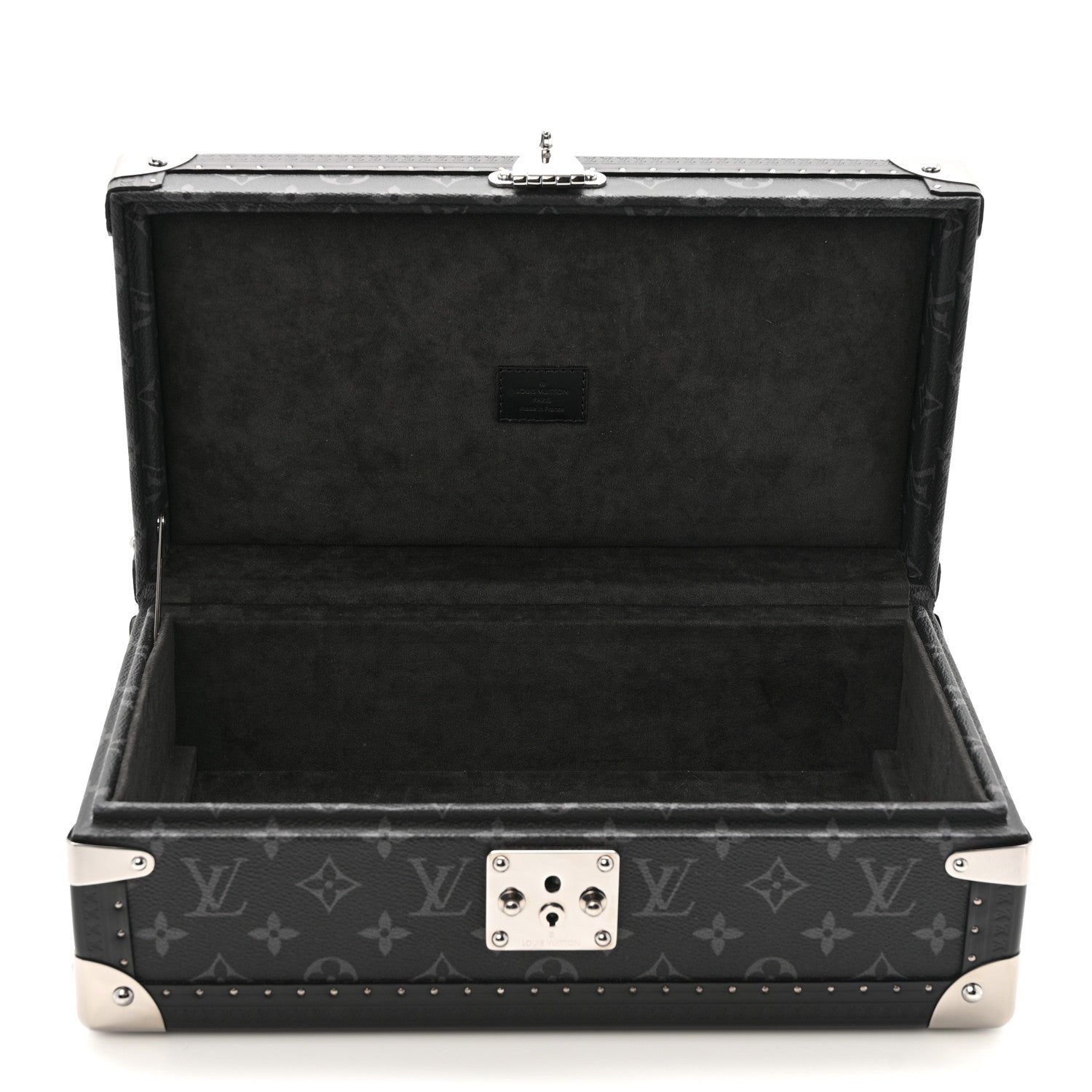 Louis Vuitton Monogram Eclipse Coffret 8 Watch Case Black 6 of 11
