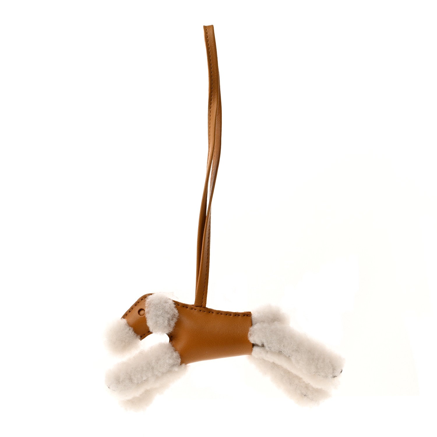 Hermes Milo Lambskin Shearling Budy Charm Biscuit 1 of 7