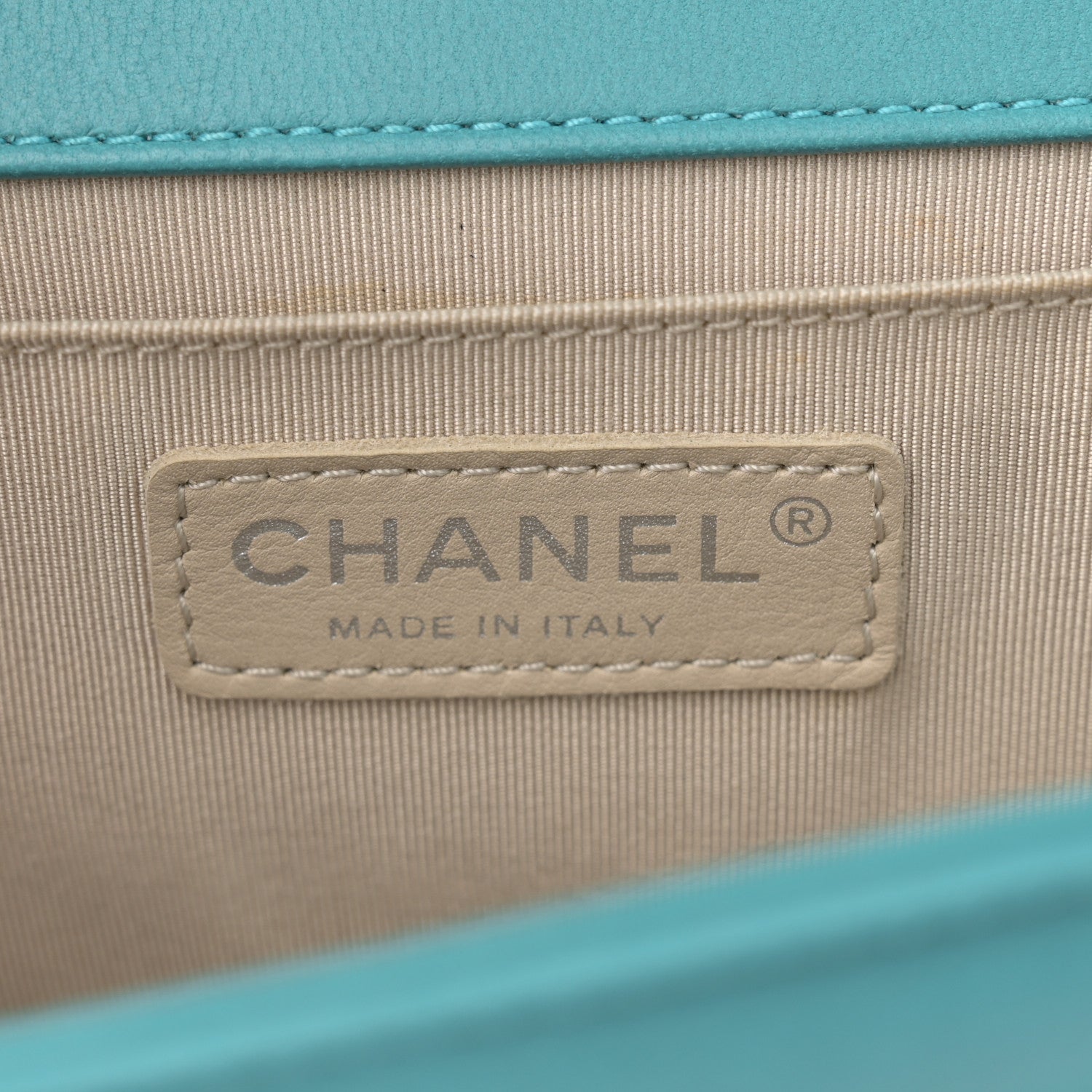 Chanel Calfskin Quilted Medium Boy Flap Turquoise 6 of 11