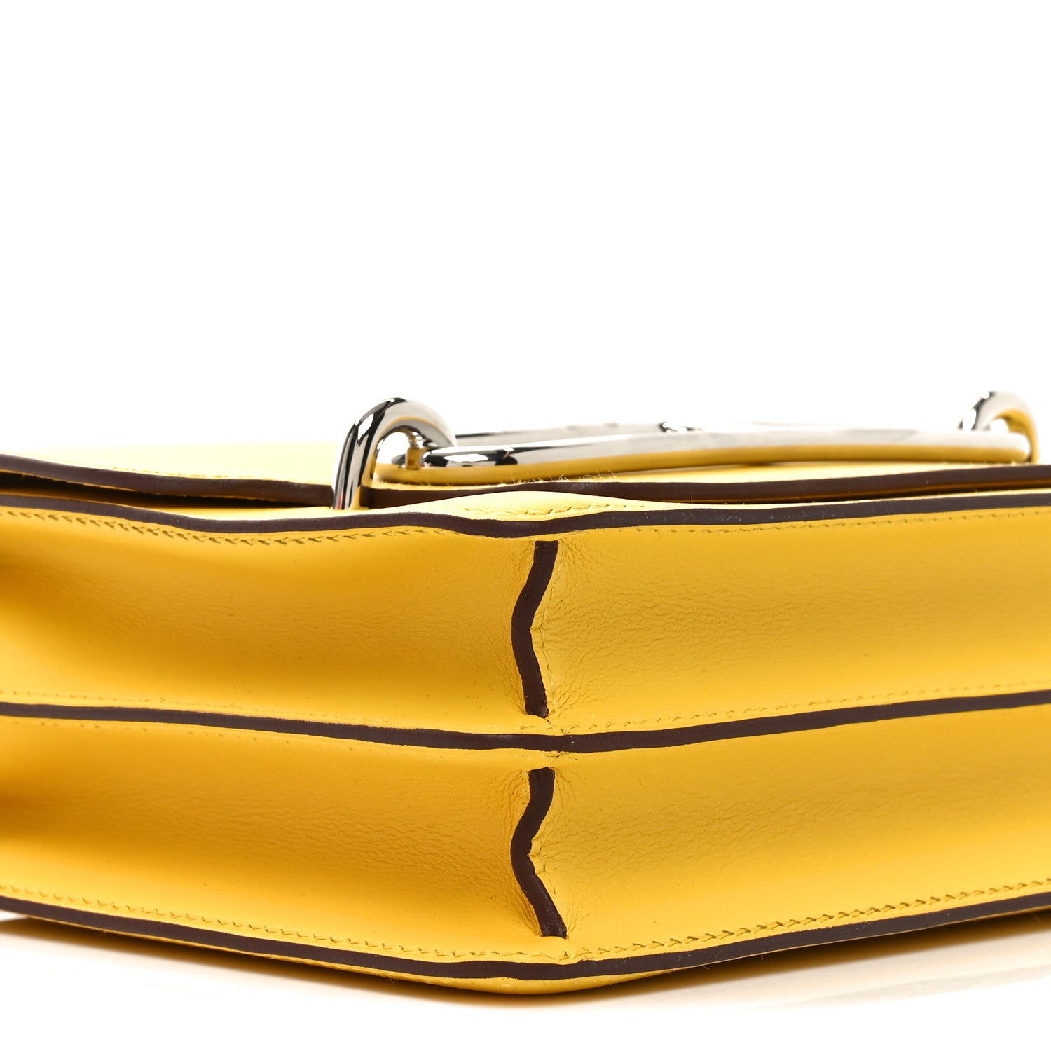 Hermes Swift Mini Sac Roulis Jaune De Naples 9 of 11