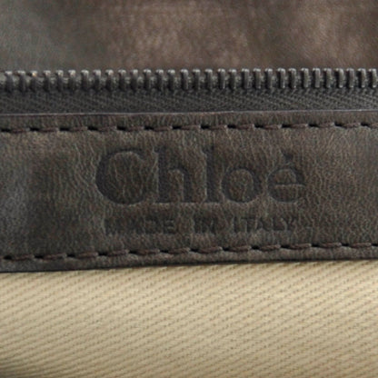 Chloe Calfskin Silverado Shoulder Bag Grey 8 of 9