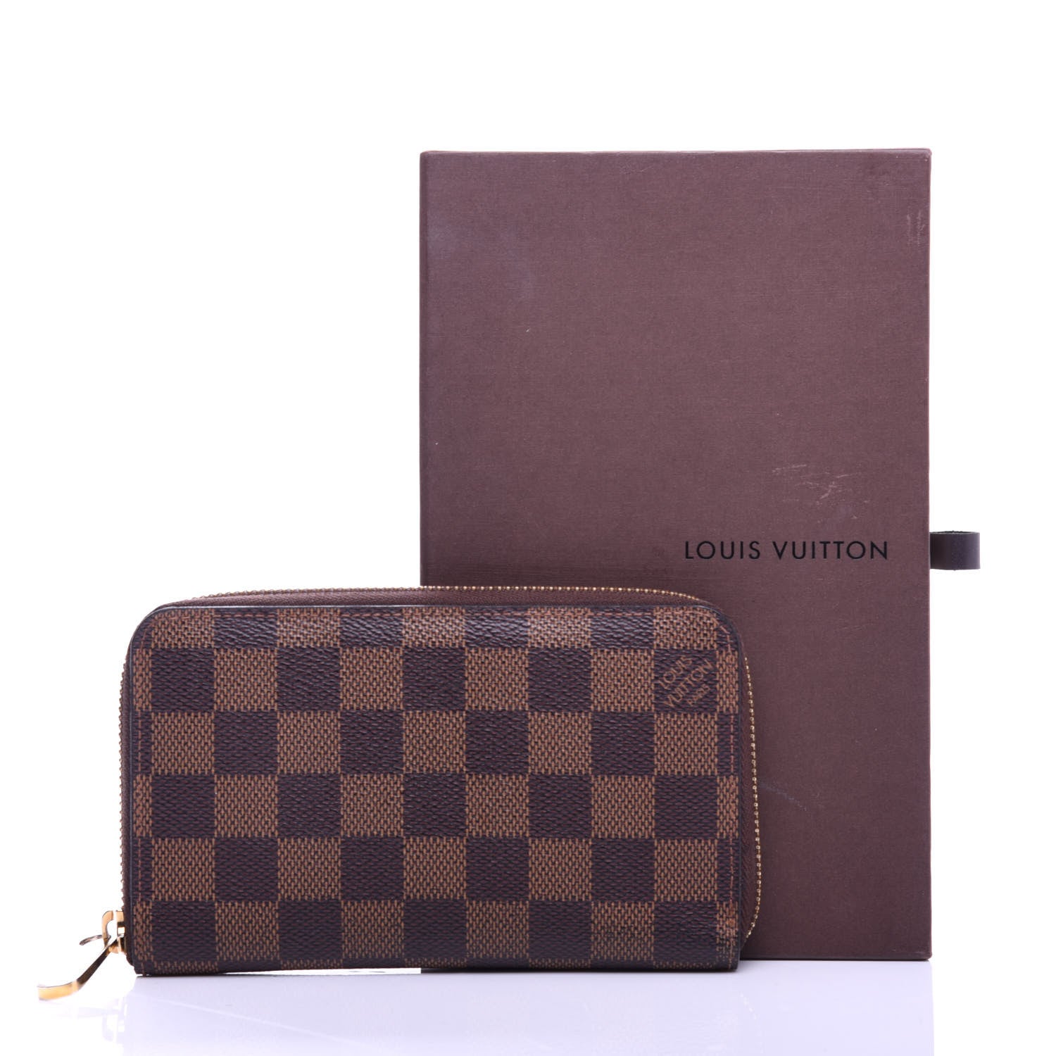 Louis Vuitton Damier Ebene Zippy Compact Wallet 9 of 9