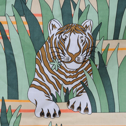 Hermes Cotton Tigres Dans les Herbes Scarf 70 1 of 7