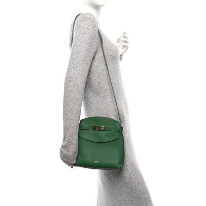 Salvatore Ferragamo Calfskin Small Hug Messenger Bag Forest Green 2 of 10