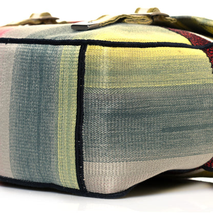 Christian Dior Canvas Embroidered Dioraura Messenger Multicolor 6 of 10