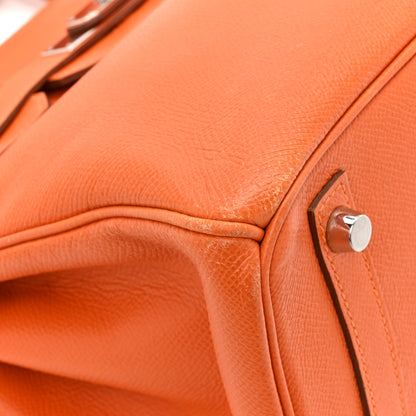 Hermes Epsom Birkin 30 Orange 16 of 19