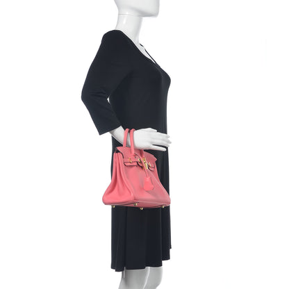 Hermes Swift Birkin 25 Rose Azalee 2 of 17