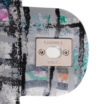 Chanel Calfskin Hand Painted Graffiti Flap Multicolor 6 of 9