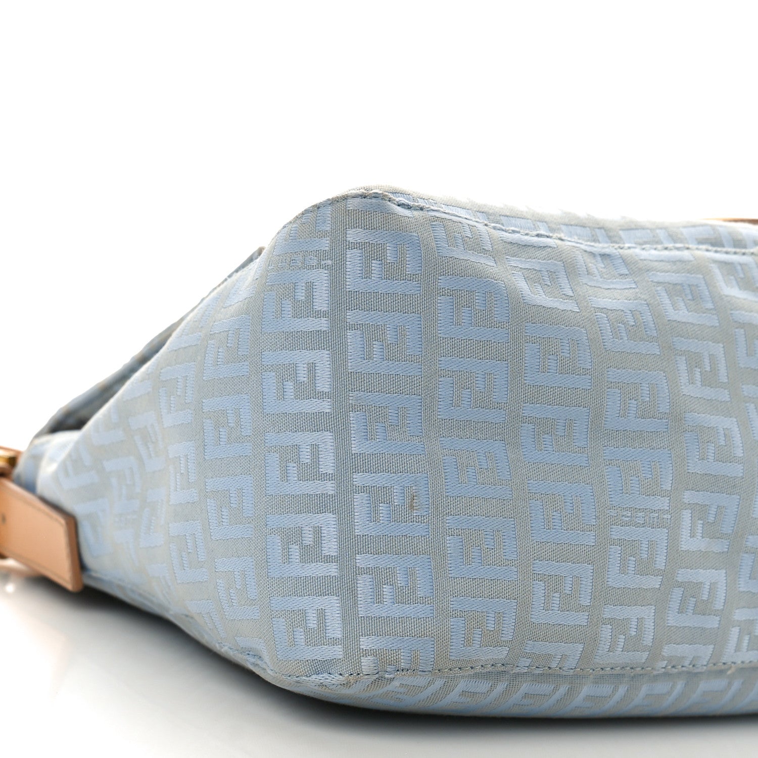 Fendi Zucchino Mama Baguette Blue 7 of 9
