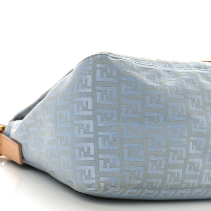 Fendi Zucchino Mama Baguette Blue 7 of 9