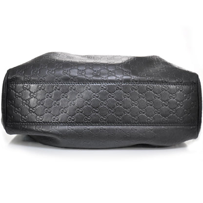 Gucci Guccissima Large Sukey Tote Black 5 of 6