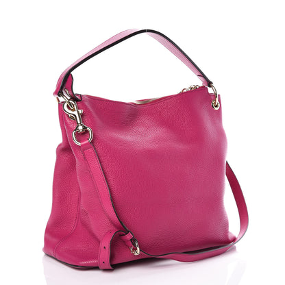 Gucci Cellarius Calfskin Large Soho Hobo Bright Bouganville 3 of 9