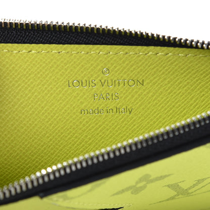 Louis Vuitton Monogram Taiga Coin Card Holder Yellow 6 of 7