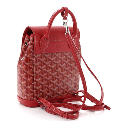 Goyard Goyardine Calfskin Mini Alpin Backpack Red 3 of 9