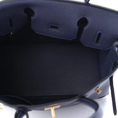 Hermes Togo Birkin 30 Bleu Nuit 4 of 10