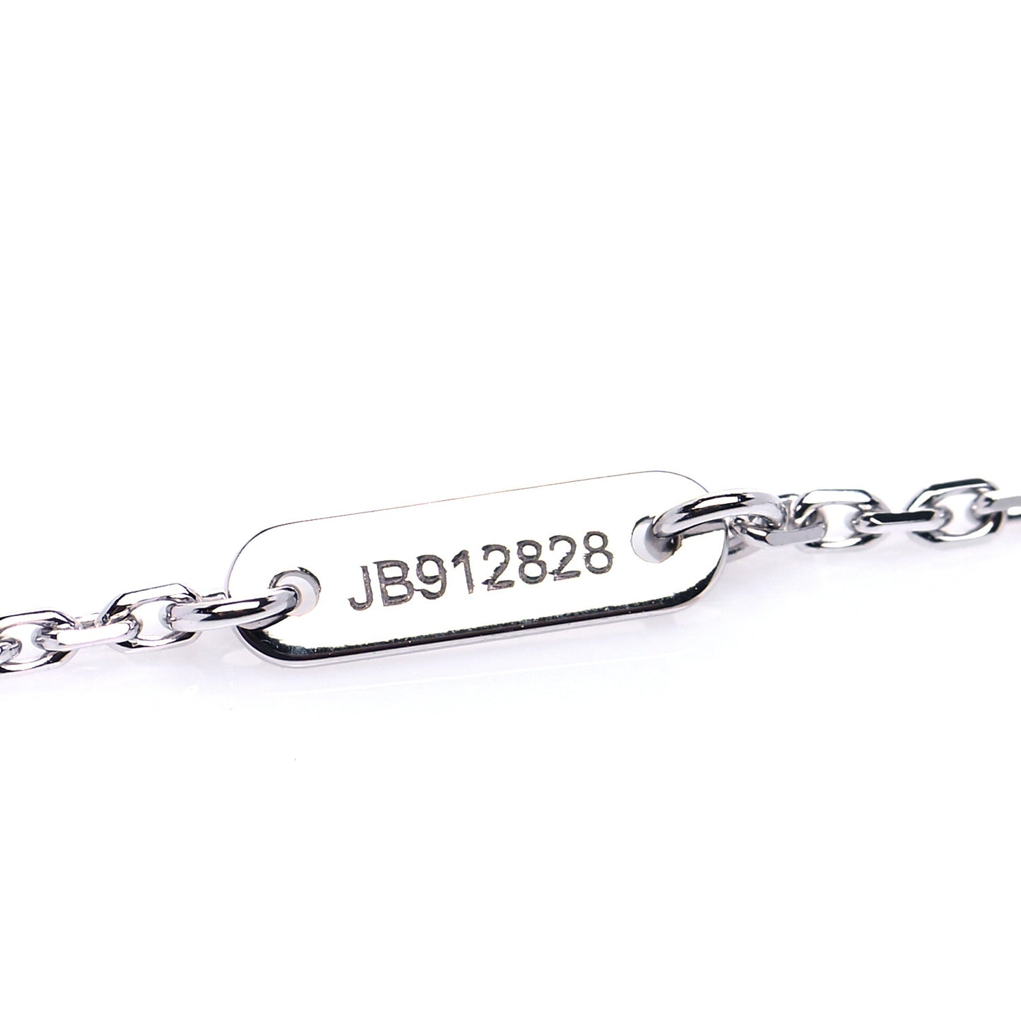 18K White Gold Diamond Mini Frivole Pendant Necklace
