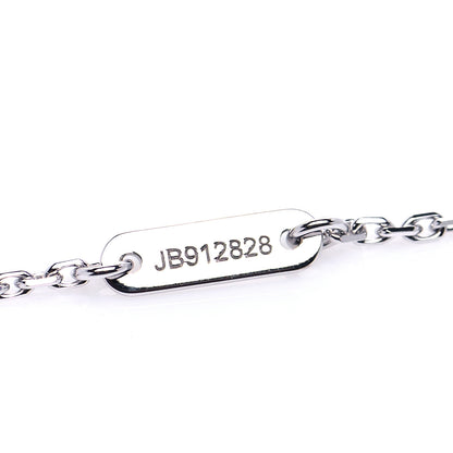 Van Cleef & Arpels 18K White Gold Diamond Mini Frivole Pendant Necklace 5 of 6
