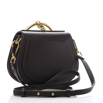 Chloe Calfskin Suede Small Nile Bracelet Bag Carbon Brown 3 of 8