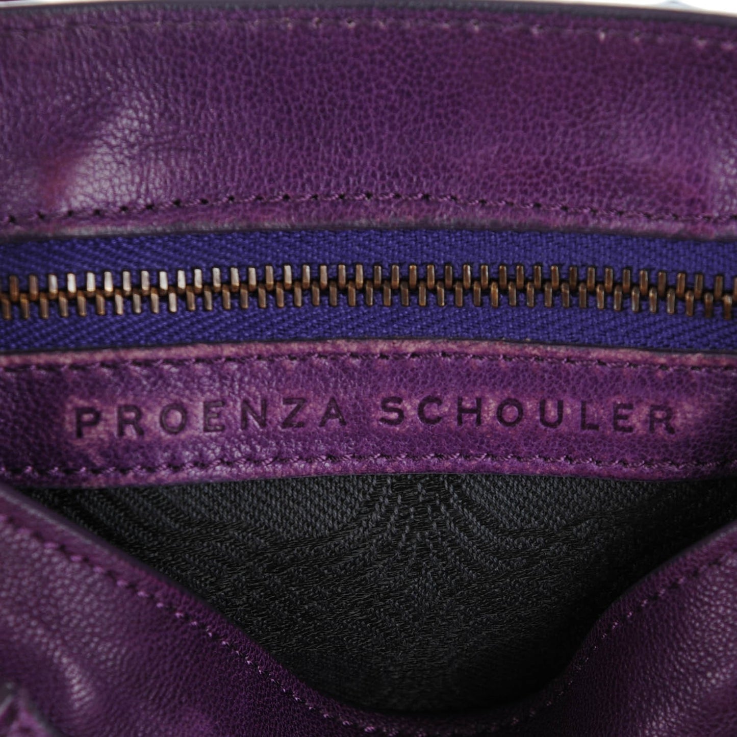 Lambskin PS1 Pouch Messenger Plum