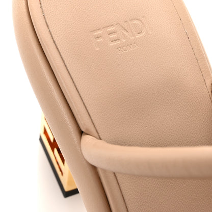 Fendi Nappa Baguette Ankle Strap 30/110mm Platform Sandals 38 Buff 8 of 9