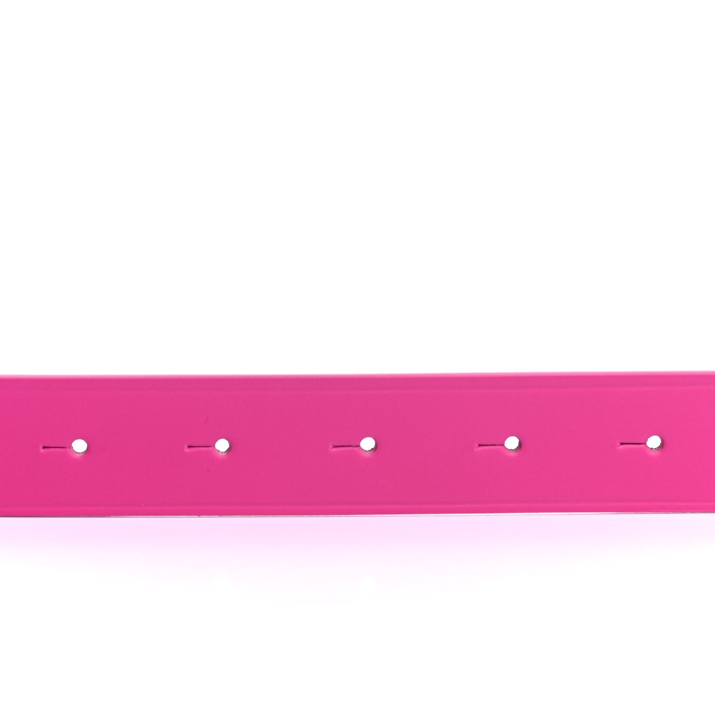 Shiny Box Calfskin BB 25mm Thin Belt 75 30 Fuchsia