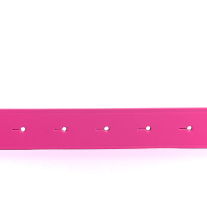 Balenciaga Shiny Box Calfskin BB 25mm Thin Belt 75 30 Fuchsia 3 of 5
