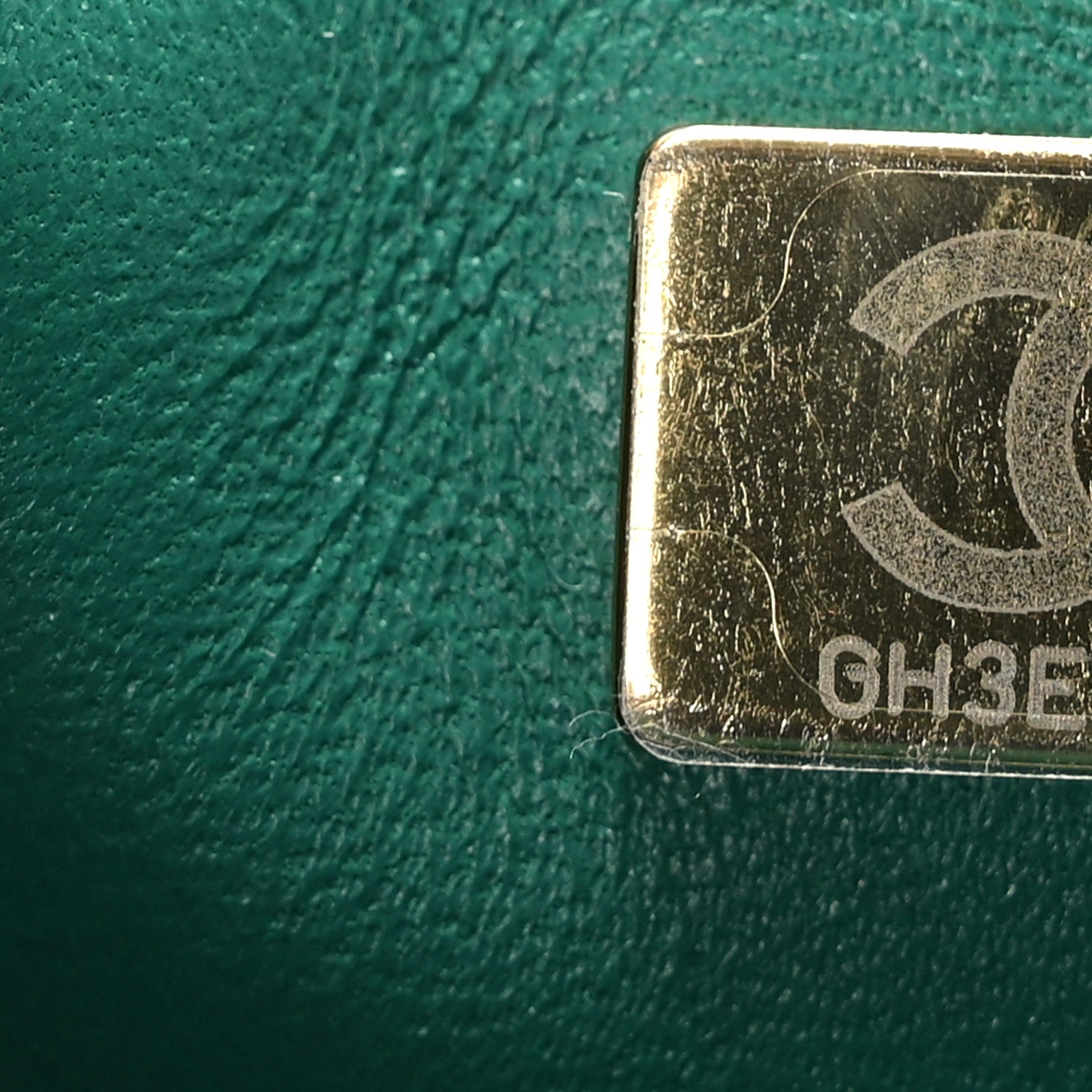 Chanel Lambskin Quilted Mini Rectangular Flap Green 7 of 10