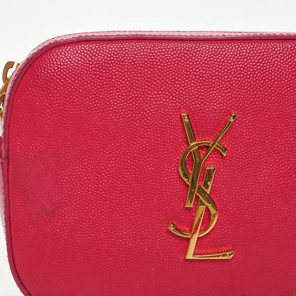 Saint Laurent Grain De Poudre Small Classic Monogram Camera Bag Bubblegum 6 of 8
