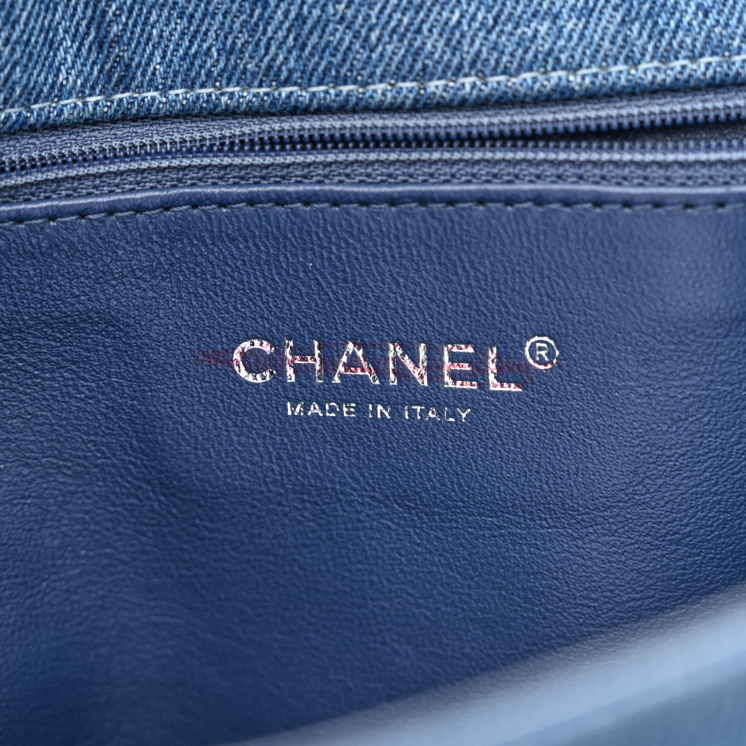 Chanel Denim Quilted Large Boy Flap Blue 6 of 14