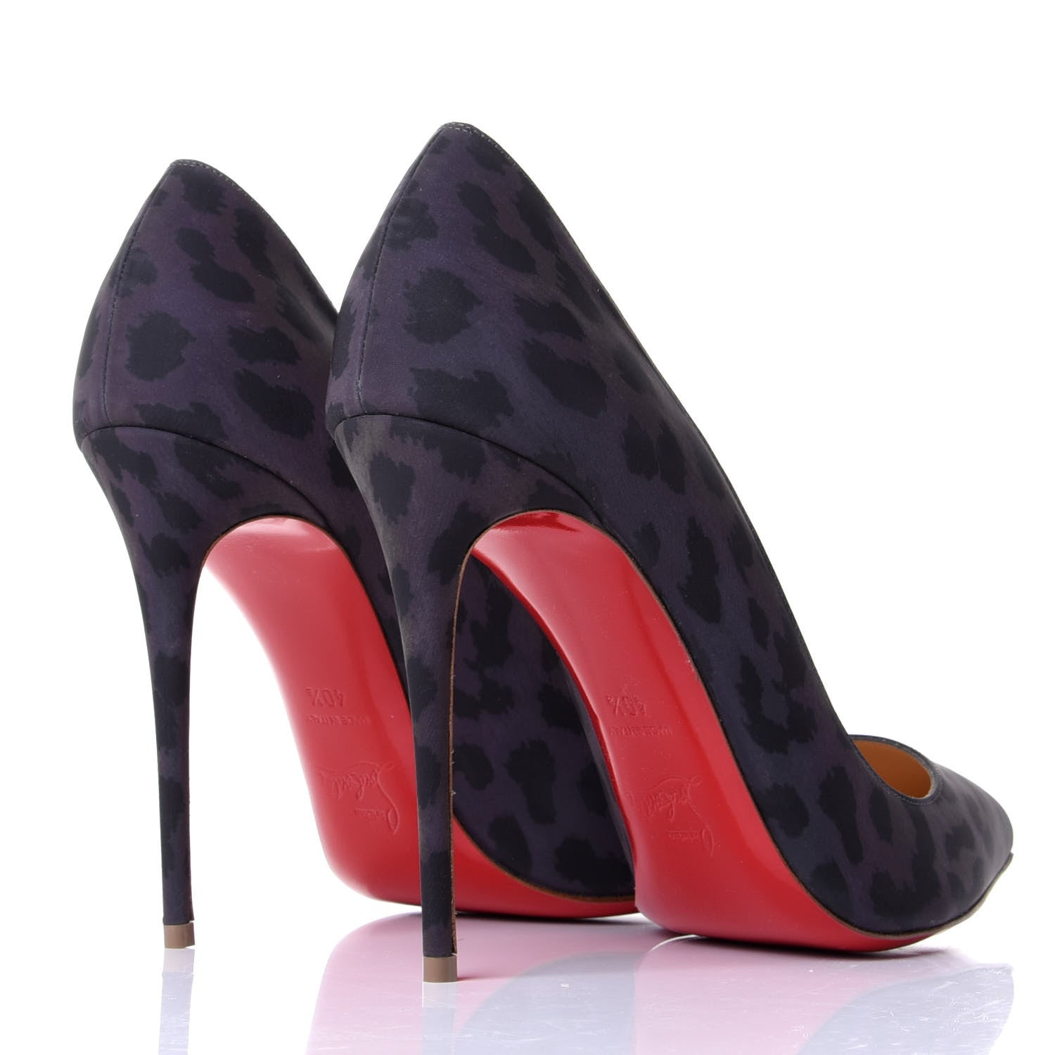 Christian Louboutin Nylon Reflex Leopard Pigalle Follies 100 Pumps 40.5 Multi 4 of 10